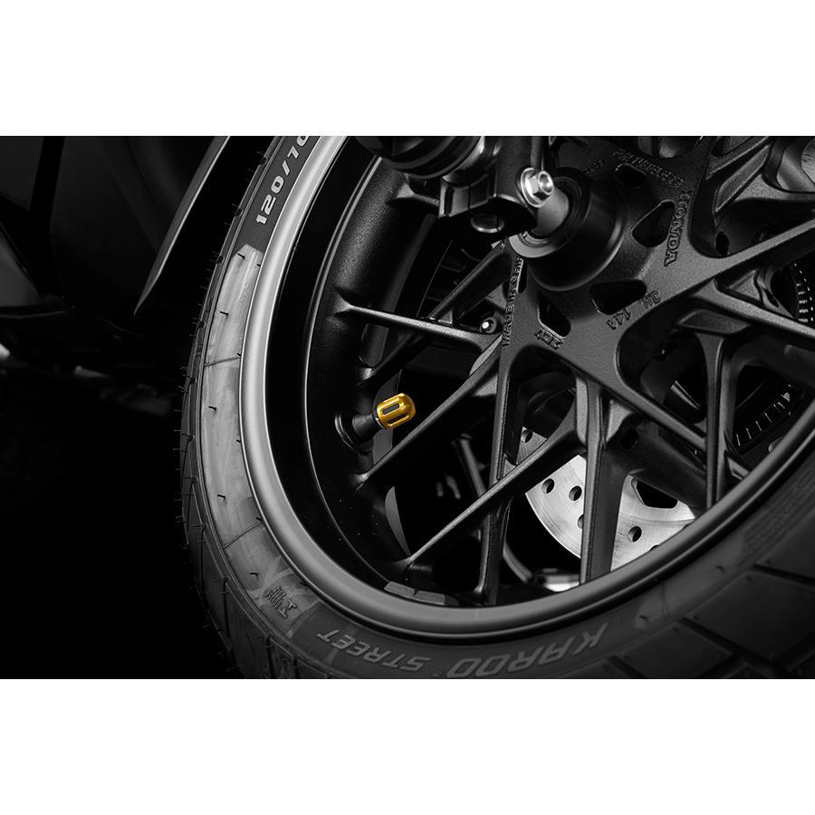 BIKERS (バイカーズ) エアバルブキャップ アルミ 2個 ライトゴールド Rebel250 ZX-25R Z900RS YZF-R25 C0950-LGD | BIKERS | 03