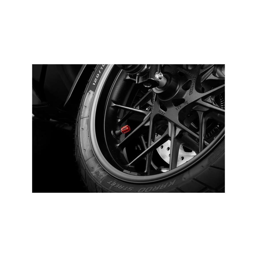 BIKERS (バイカーズ) エアバルブキャップ アルミ 2個 オレンジ Rebel250 ZX-25R Z900RS YZF-R25 15-24 C0950-ORG | BIKERS | 01