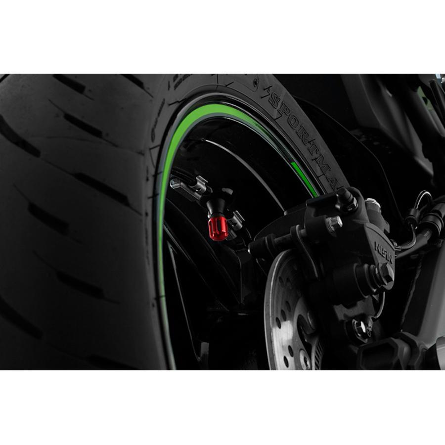 BIKERS (バイカーズ) エアバルブキャップ アルミ 2個 レッド Rebel250 ZX-25R Z900RS YZF-R25 C0950-RED | BIKERS | 02