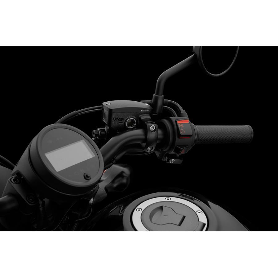 [特価品]バイカーズ レバーホルダークランプ マットブラック Rebel250 17-24 Rebel1100 21-24 H0436-BLK | BIKERS | 04