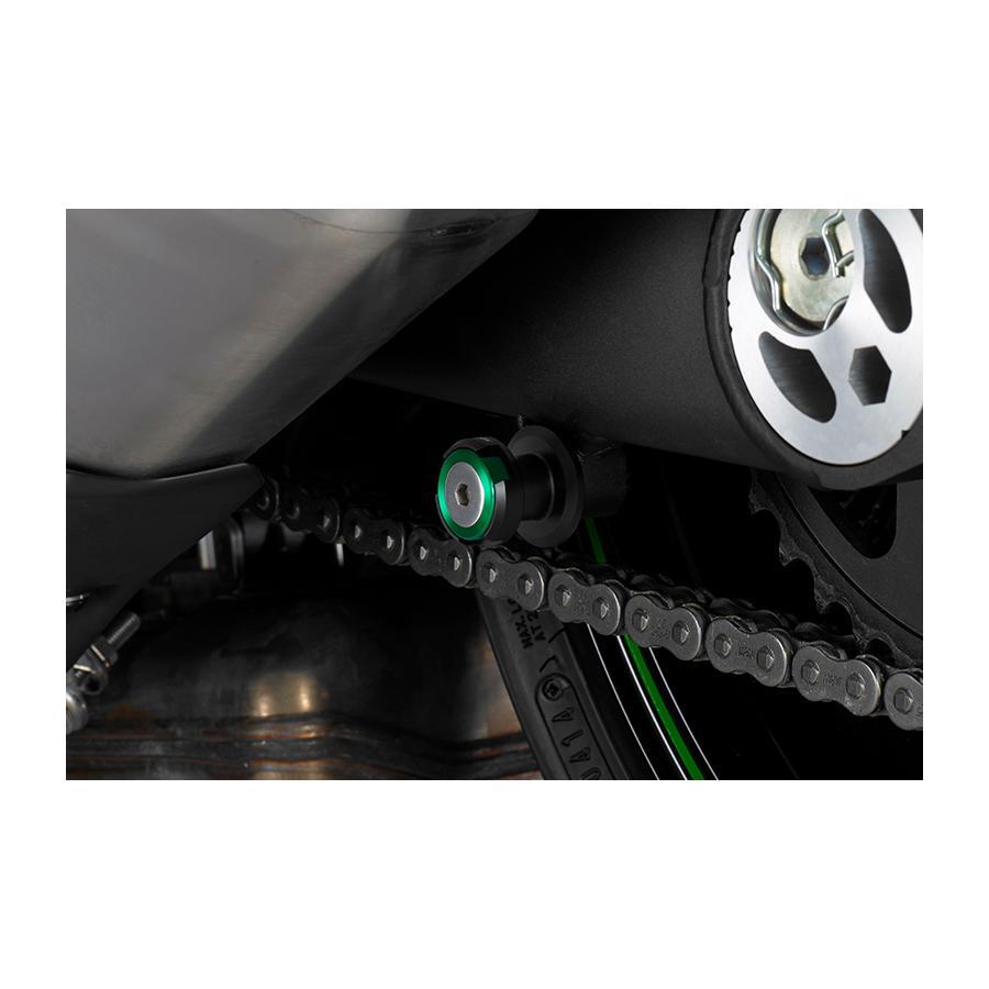 バイカーズ レーシングスタンドフック 2個 グリーン ZX-6R 19-23 Z1000 14-22 VERSYS 650 15-16 K0298-G | BIKERS | 03