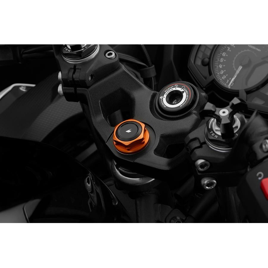 BIKERS (バイカーズ) ステムナット オレンジゴールド Ninja250/400 Z250/400 K0318-OGD | BIKERS | 01