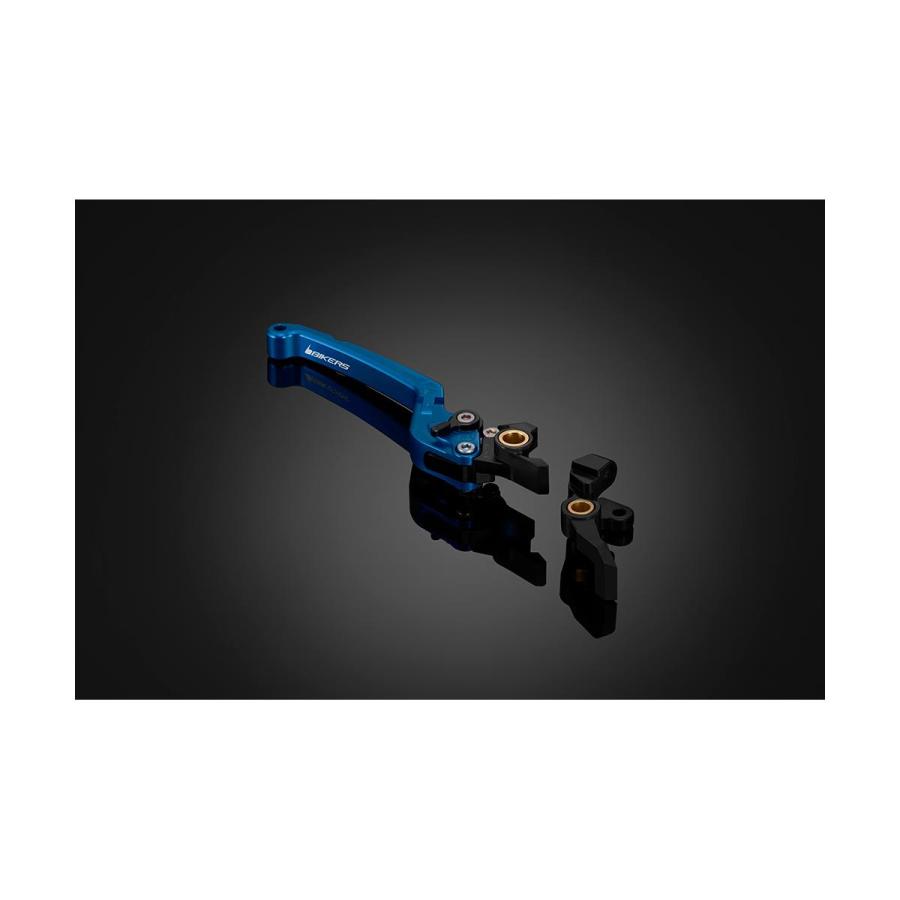 BIKERS(バイカーズ) フロントブレーキレバー 可倒式 フラットタイプ ブルー TRICITY125 Y0103-BLU | BIKERS