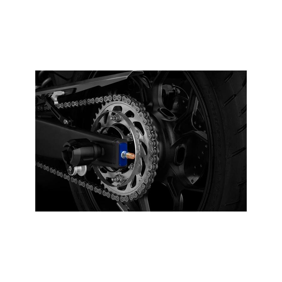[特価品]バイカーズ チェーンアジャスターキャップ 2個 ブルー YZF-R25/MT-25 15-25 Y0171-BLU | BIKERS | 01