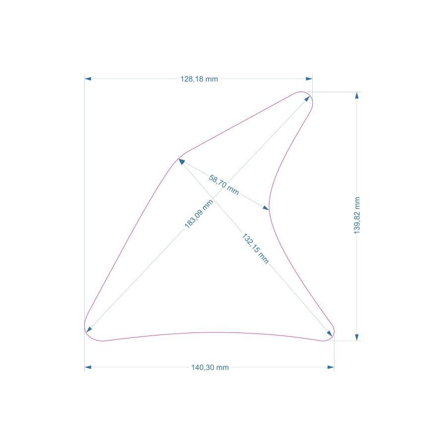 ワンデザイン ニーパッド スポーツ カーボン調 140x140mm 汎用 ユニバーサル BUMPS1P |  | 02