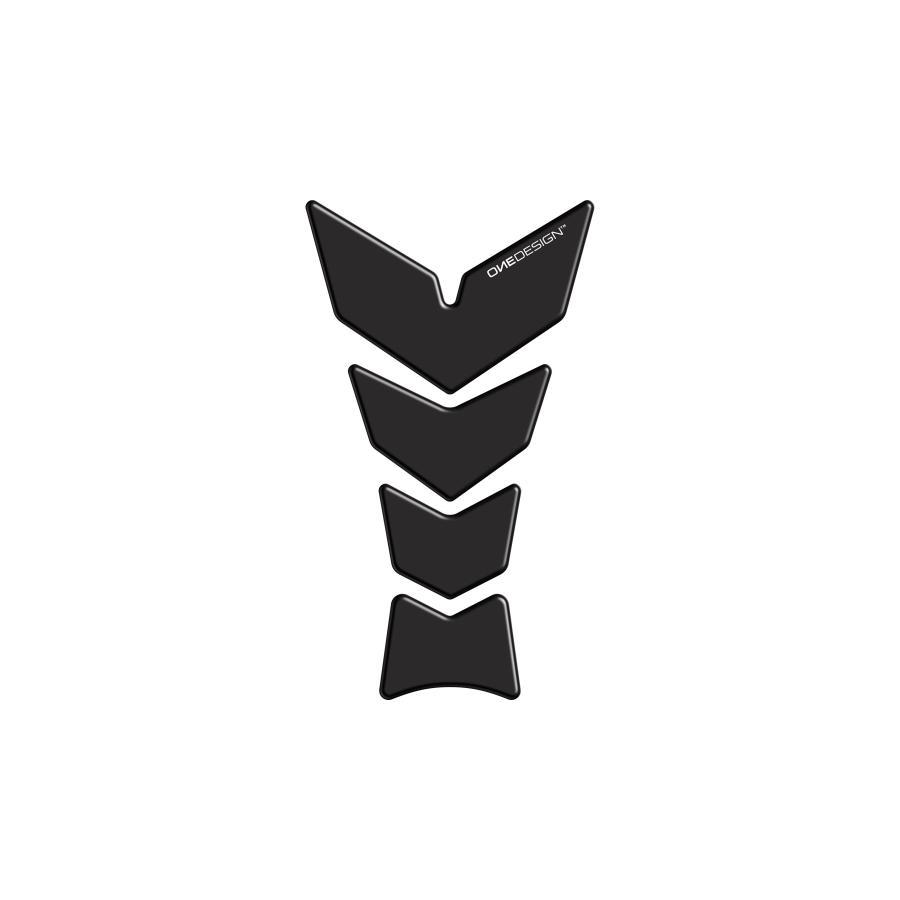 ワンデザイン タンクパッド ソフト マットブラック 213x123mm CGAN126P | 