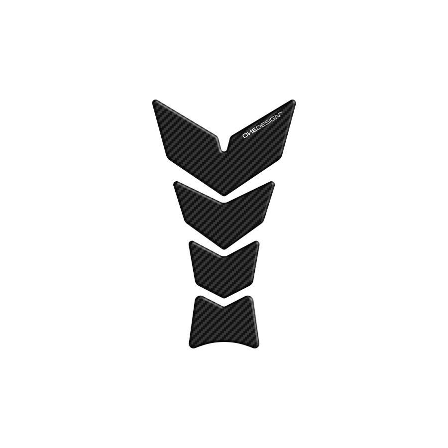 ワンデザイン タンクパッド ソフト ブラック カーボン調 213x123mm CGAN127P | 