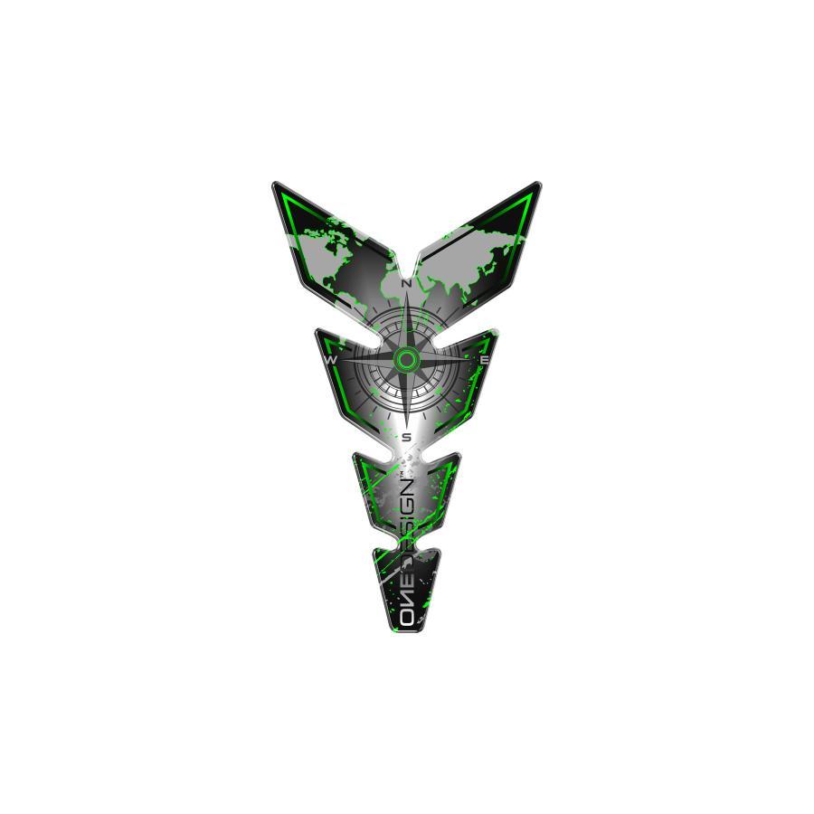 ワンデザイン タンクパッド ナロー コンパス グリーン 223x134mm CGMOS110VP | 