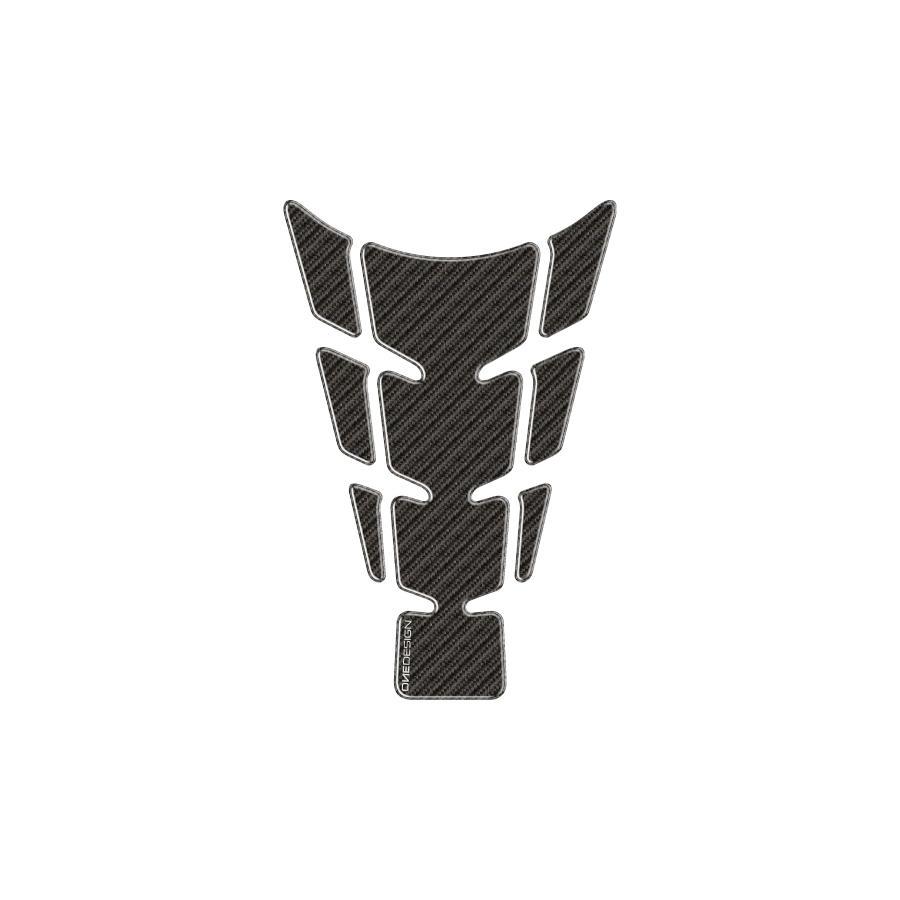 ワンデザイン タンクパッド ライン 7ピース カーボン調 211x141mm CGSLIFCP | 