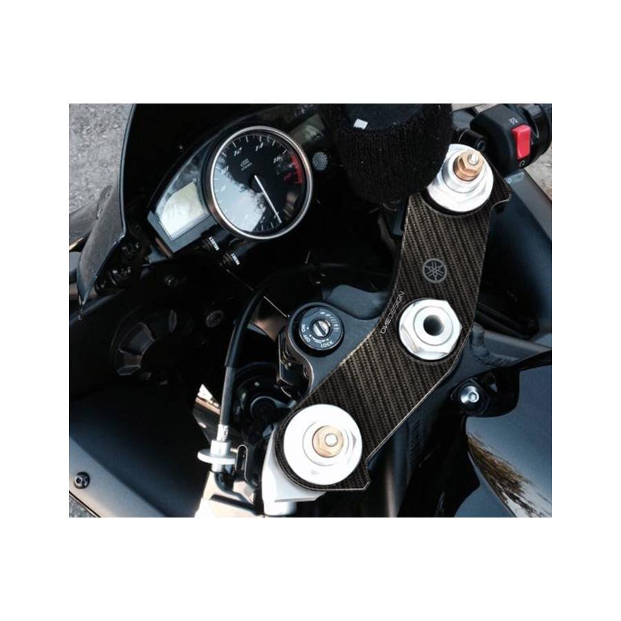 ワンデザイン トップブリッジステッカー カーボン調 YZF-R6 PPSY10P |  | 01