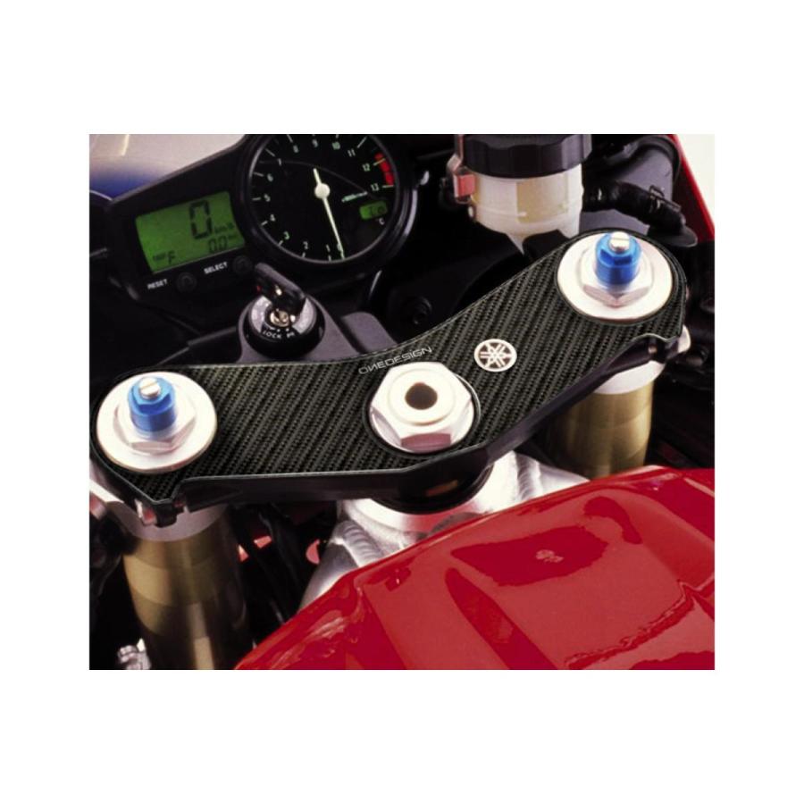 ワンデザイン トップブリッジステッカー カーボン調 YZF-R1 -01 PPSY11P |  | 01