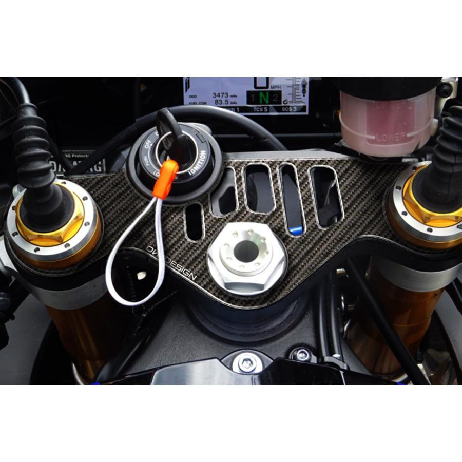 ワンデザイン トップブリッジステッカー カーボン調 YZF-R1/M PPSY18P |  | 01