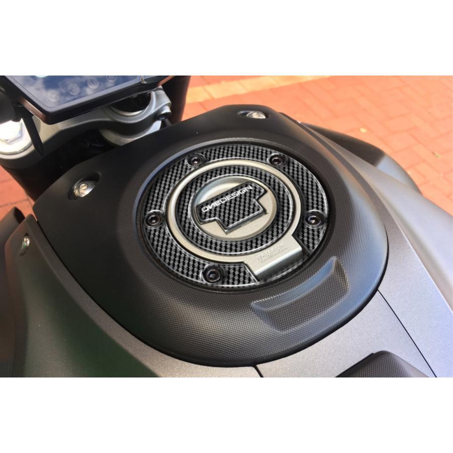 ワンデザイン フューエルキャップパッド カーボン調 主にYAMAHA 00- 一部車両除く PTGSY2P |  | 01