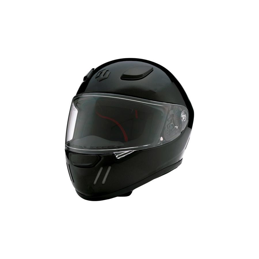 ZEALOT (ジーロット) ブレードランナー フルフェイスヘルメット ソリッド メタリック ブラック Mサイズ 57-58cm BRJ0010-M | ZEALOT