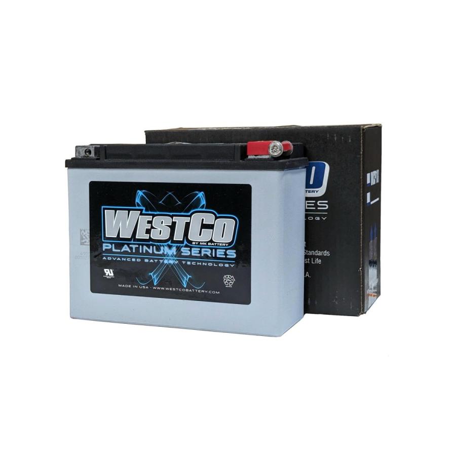 ウエストコ バッテリー Platinum 12V/20Ah HARLEY-DAVIDSON WCP18 |  | 01
