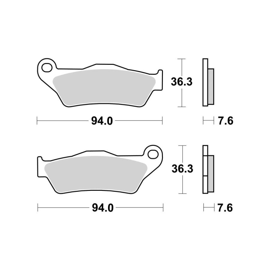 BREMBO SERIE ORO(ブレンボ セリエオロ) セリエオロ ブレーキパッド SP  07BB04SP | brembo | 01