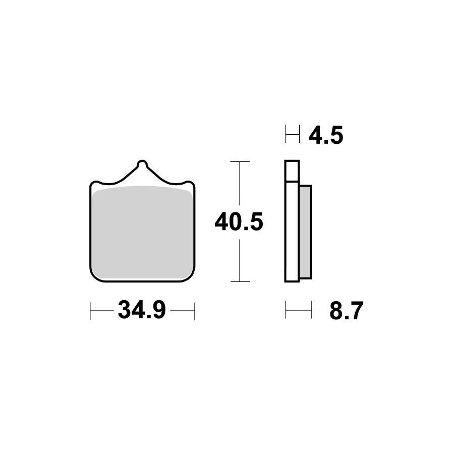 brembo (ブレンボ) セリエオロ セリエオロ ブレーキパッド RC (ダブルディスク):【BMW】S1000R(13-19),S1000RR(09-18) 07BB33RC | brembo | 02