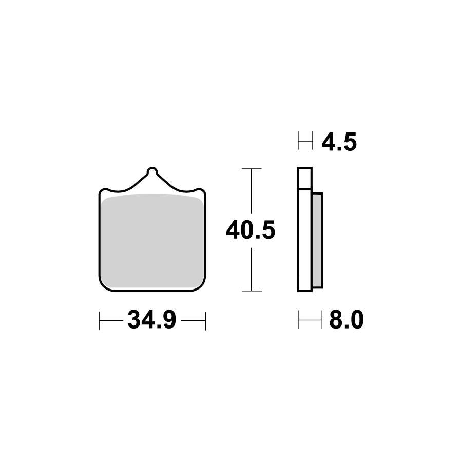 brembo (ブレンボ) セリエオロ セリエオロ ブレーキパッド SA (SERIEORO) 07BB33SA | brembo | 02
