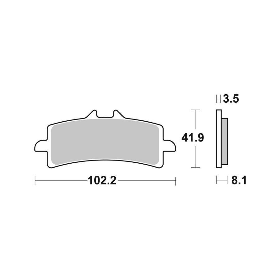 brembo (ブレンボ) セリエオロ セリエオロ ブレーキパッド LA (フロント):【Husqvarna】FS 450 (15-20) 07BB37LA | brembo | 02