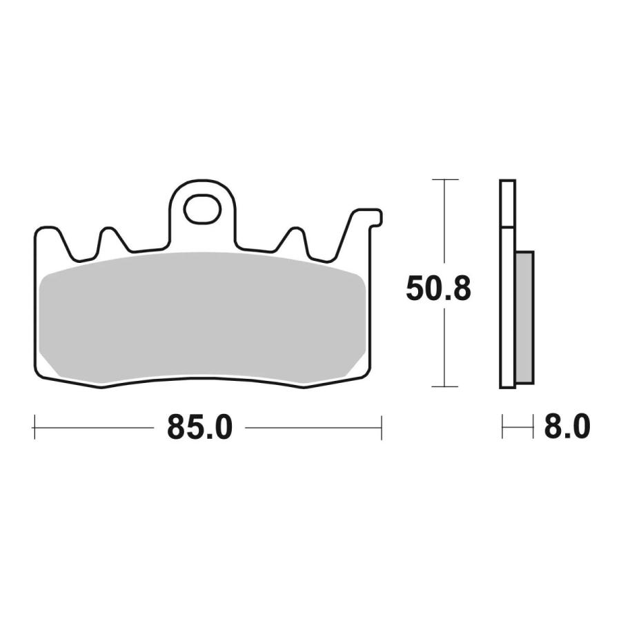 BREMBO SERIE ORO(ブレンボ セリエオロ) セリエオロ ブレーキパッド SA  07BB38SA | brembo | 02