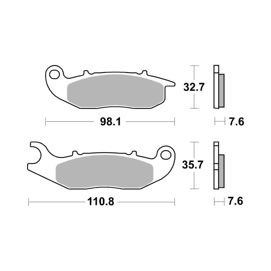 BREMBO SERIE ORO(ブレンボ セリエオロ) セリエオロ ブレーキパッド CC  07GR03CC | brembo | 02