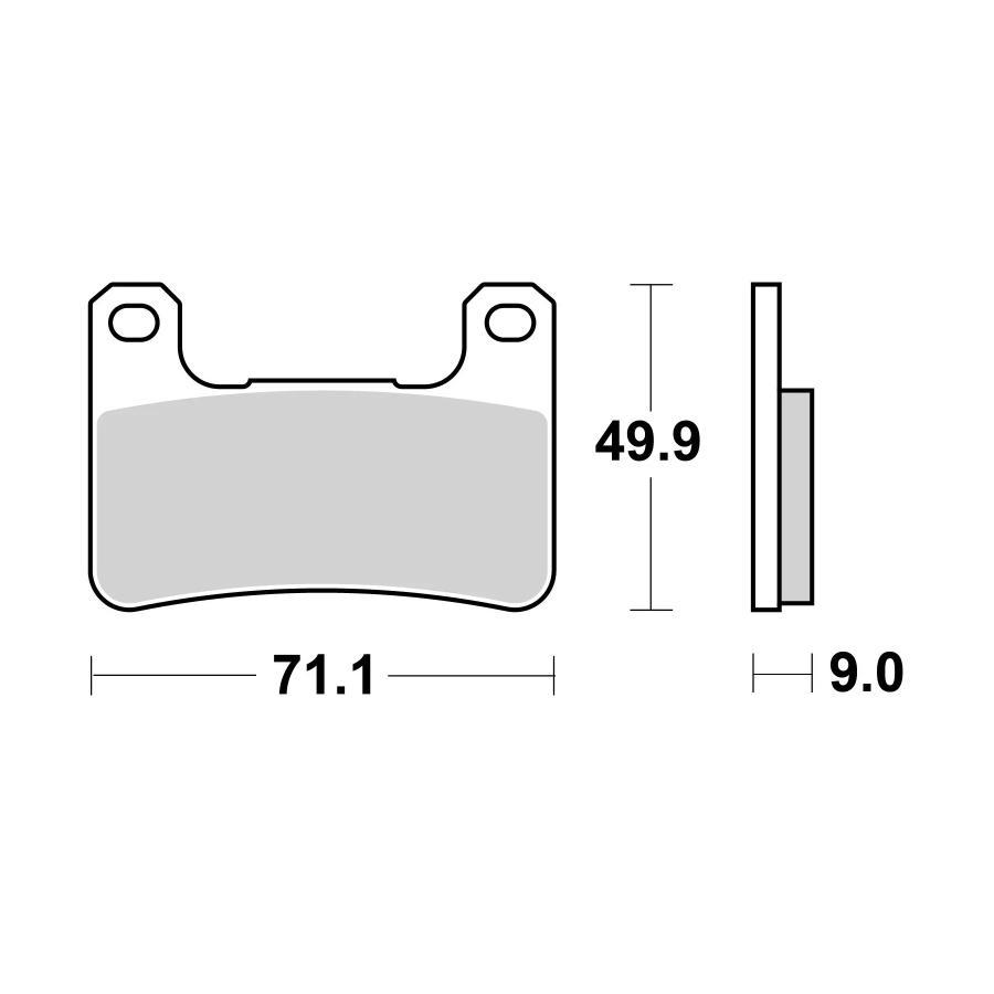 brembo (ブレンボ) セリエオロ セリエオロ ブレーキパッド RC (フロント):【KAWASAKI】Ninja ZX-25R/SE/KRT(21-24) 07SU27RC | brembo | 02