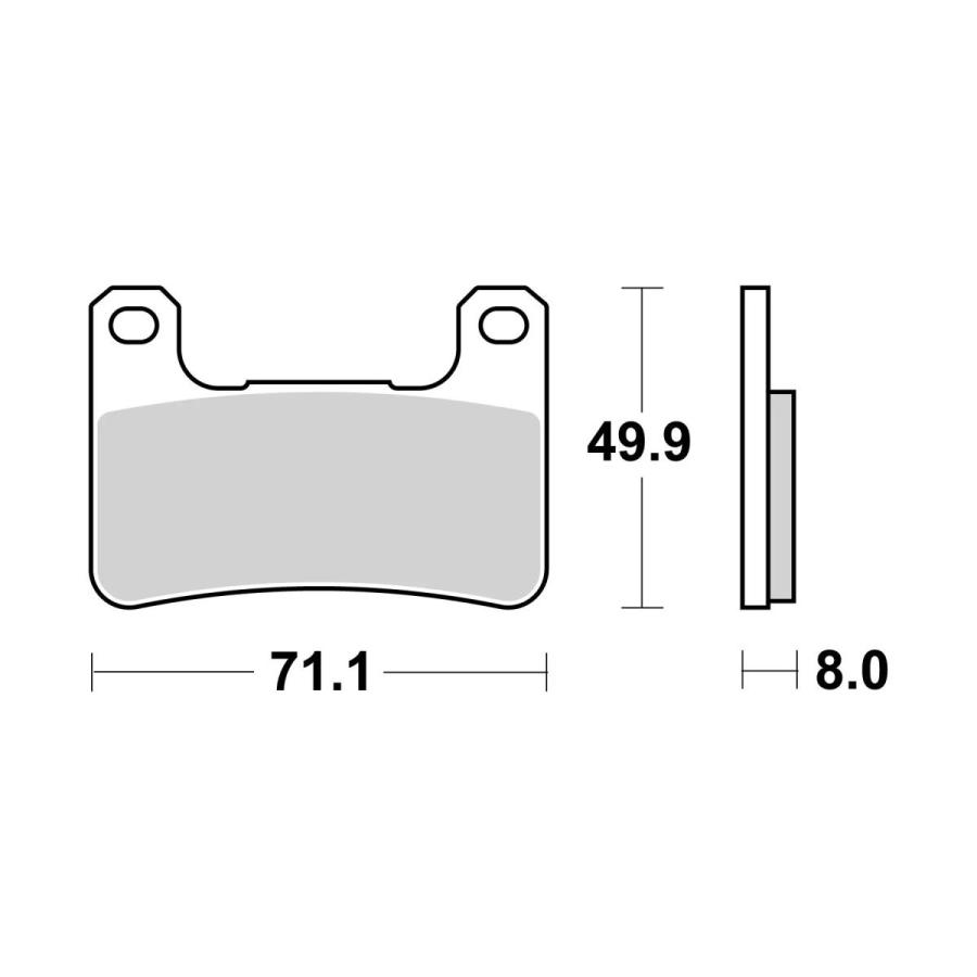 brembo (ブレンボ) セリエオロ セリエオロ ブレーキパッド SA (フロント):【KAWASAKI】Ninja ZX-25R/SE/KRT 07SU27SA | brembo | 02