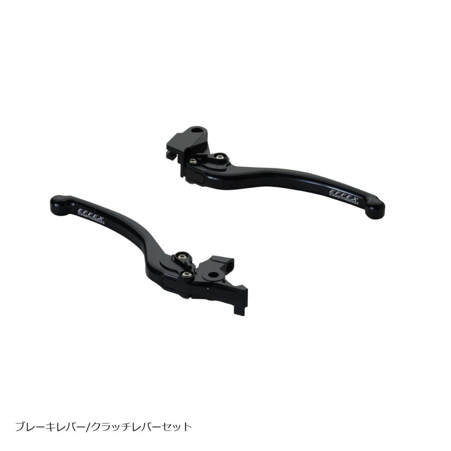 エフェックス レバー スムースフィットレバー ブラック Ninja650R/ER-6F/ER-6N 09-16 EAL026K | EFFEX