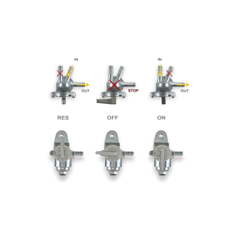 [特価品]プロト　メンテナンス ガソリンコック リザーブツキ 6mm用 参考ホース外径10mm PGR0010 | plot | 01