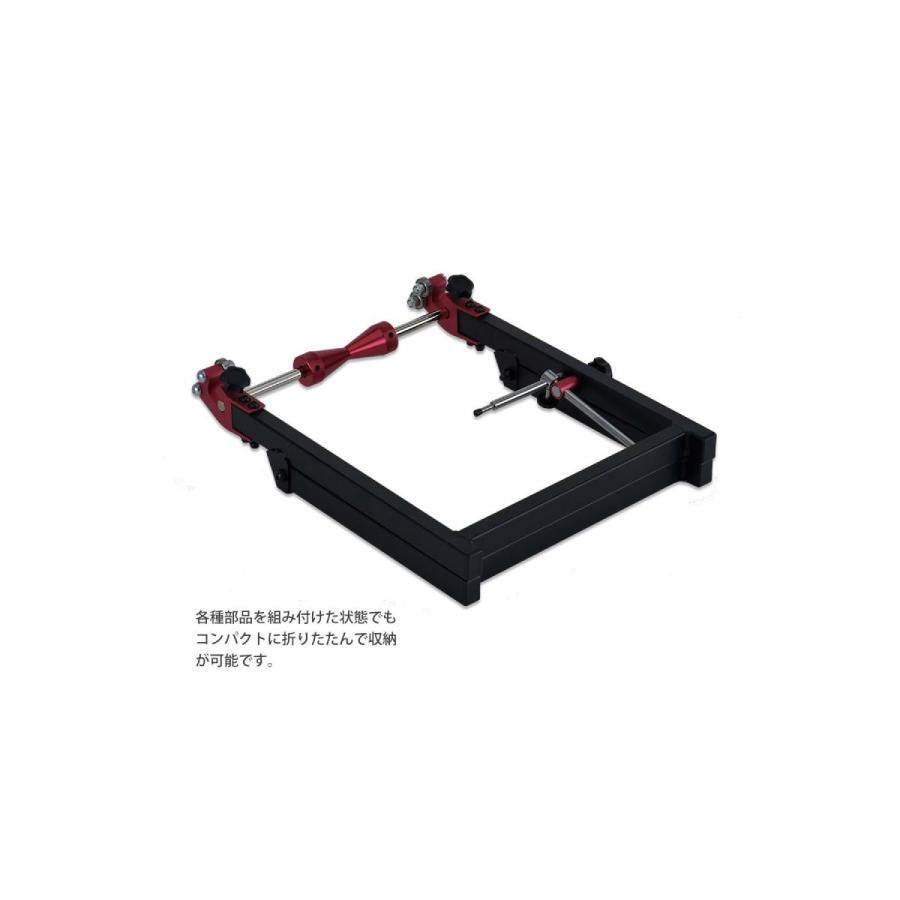 Plot (プロト) 折りたたみ式コンパクトホイールバランサー 21インチ対応 シャフト径Φ10 バランス調整 振れ調整 PGR0038 | plot | 02