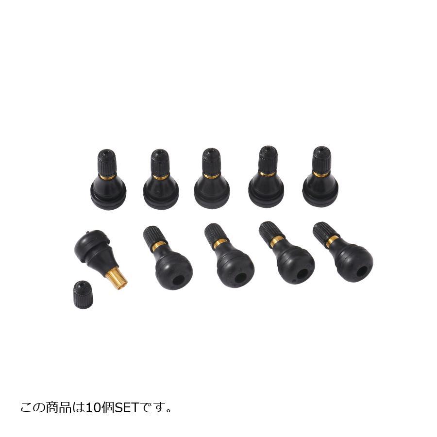Plot (プロト) チューブレスエアバルブ ストレート/ショート 10個SET TR-412 スナップインタイプ 日本製 PGR0051 | plot