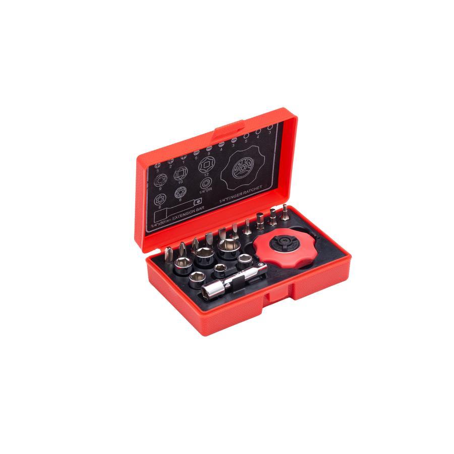 [特価品]プロト　メンテナンス グリップラチェットセット　18pcｓ ソケット/ビット　　ドライバーセット　1/4インチ PGR0098 | plot | 02