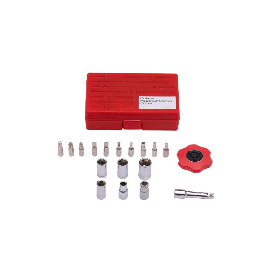 [特価品]プロト　メンテナンス グリップラチェットセット　18pcｓ ソケット/ビット　　ドライバーセット　1/4インチ PGR0098 | plot | 03