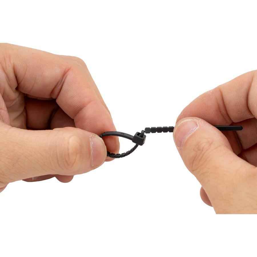 [特価品]プロト　メンテナンス 手で切る結束バンド　102mm　80pcs　ホワイト 手でちぎれる　工具のいらない 配線 結束 固定 PGR0108 | plot | 05