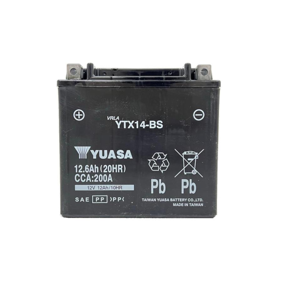 タイワンユアサ Plot (プロト) バッテリー 12V 制御弁式 互換：GTX14-BS/FTX14-BS/DTX14-BS/NBC14-BS YTX14-BS | 