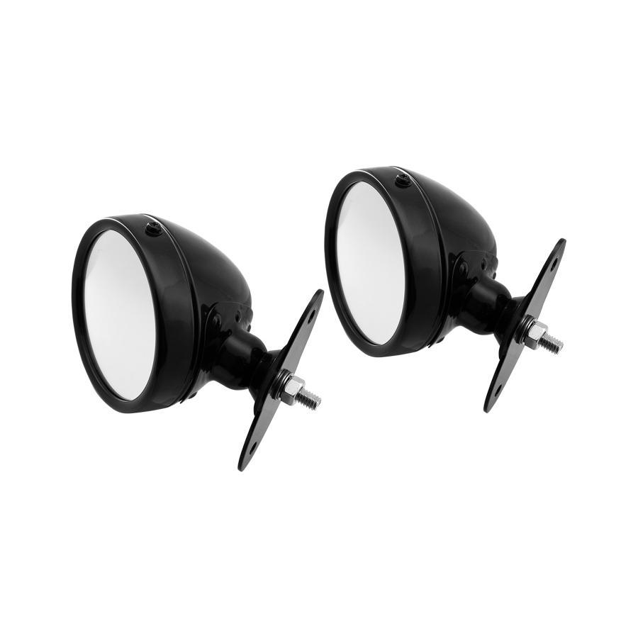 ジャスパフォーマンス サイドミラー クラシックレーシングスタイル グロスブラック NA6CE/NA8C/NB6C/NB8C 1023 | 