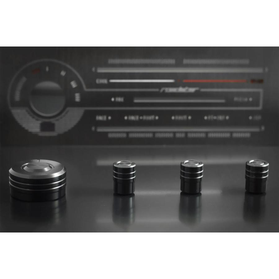 ジャスパフォーマンス エアコン調整ノブ エアコン付車 ブラックアルミヘアライン NA6C/NA8C 2125 |  | 02