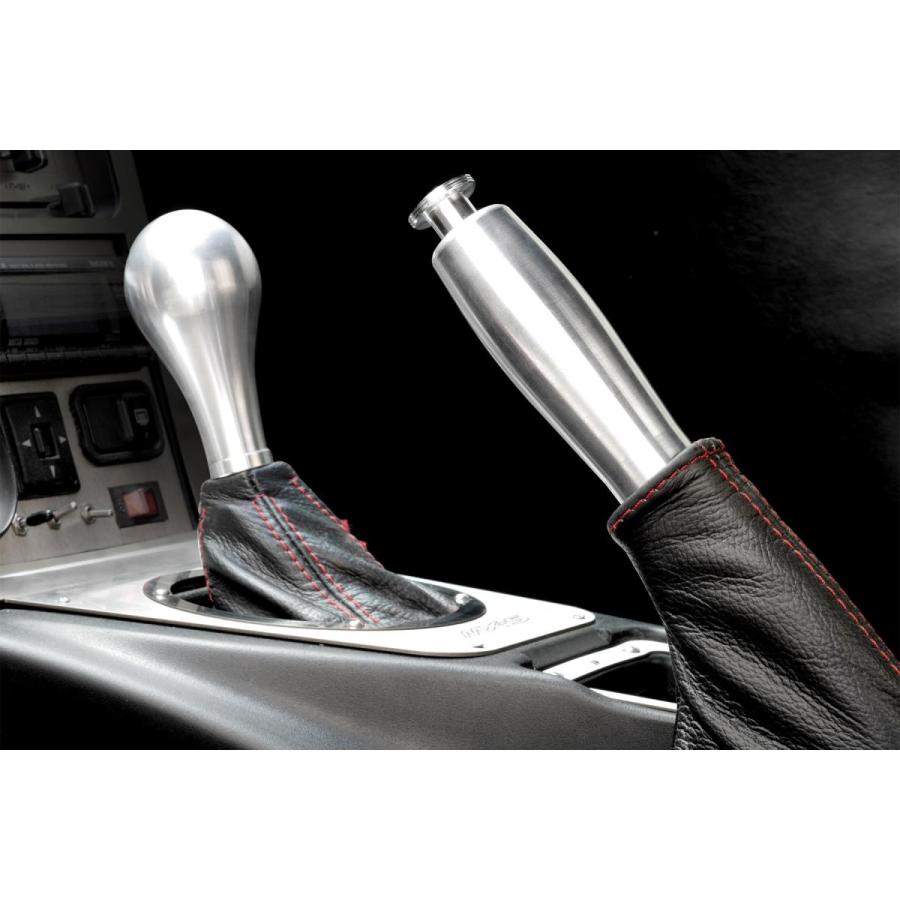 ジャスパフォーマンス サイドブレーキレバー アルミヘアライン NA6CE/NA8C/NB6C/NB8C/NCEC 2480 |  | 02