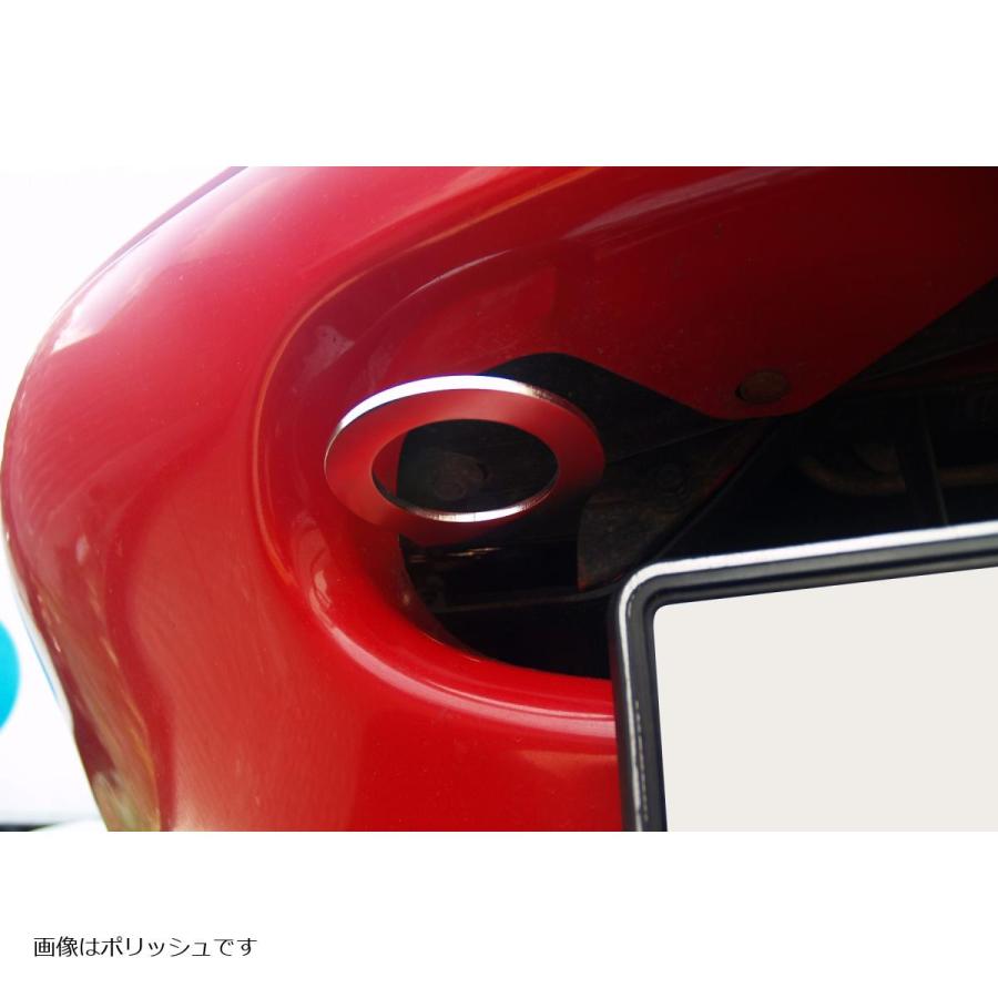 ジャスパフォーマンス 牽引フック "ジュラルミン" フロント(運転席側) レッド NA6CE/NA8C/NB6C/NB8C 5021 |  | 03