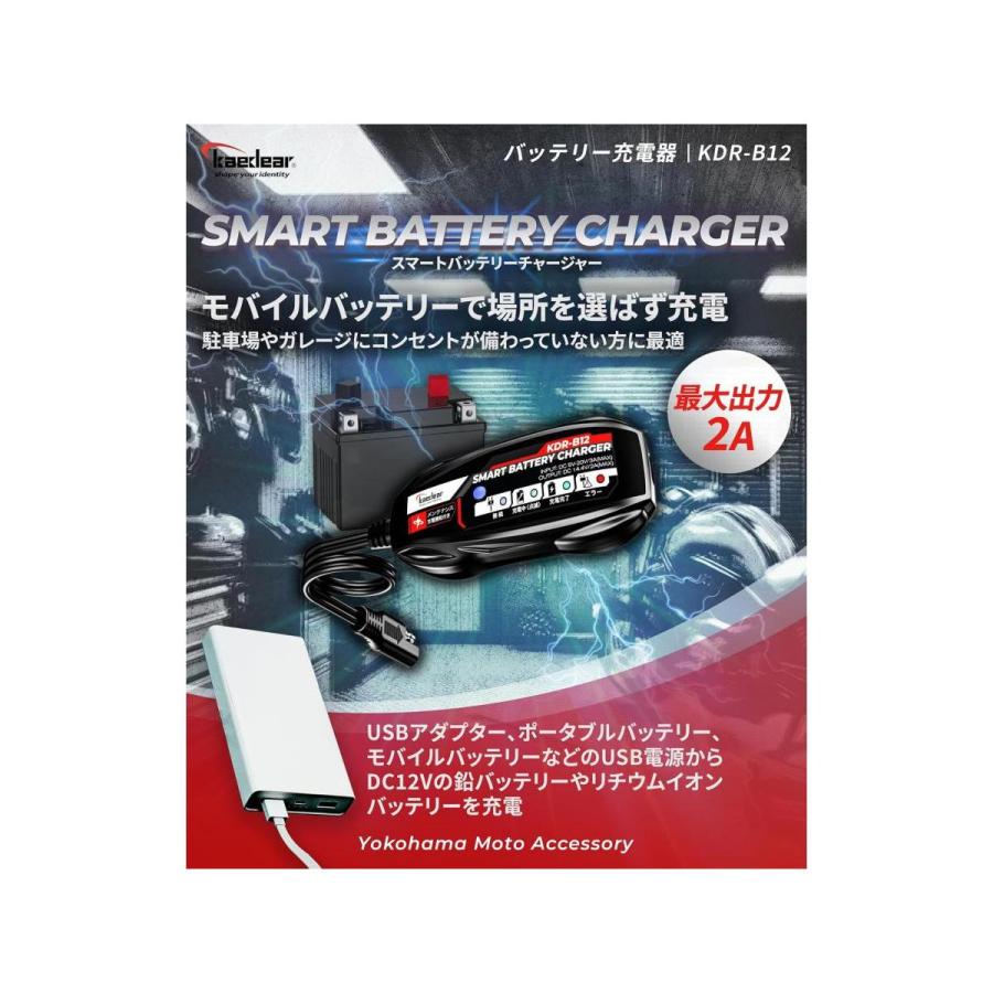 カエディア スマートバッテリーチャージャー  KDR-B12 | Kaedear | 01