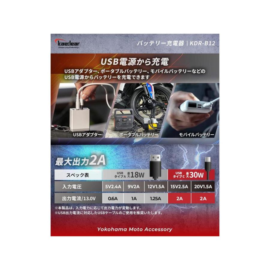 カエディア スマートバッテリーチャージャー  KDR-B12 | Kaedear | 03