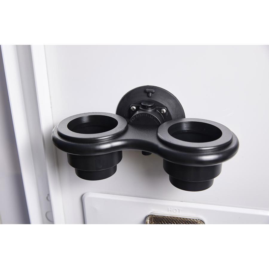 2カップホルダー 垂直面 真空マウント ブラック 17080 |  | 01