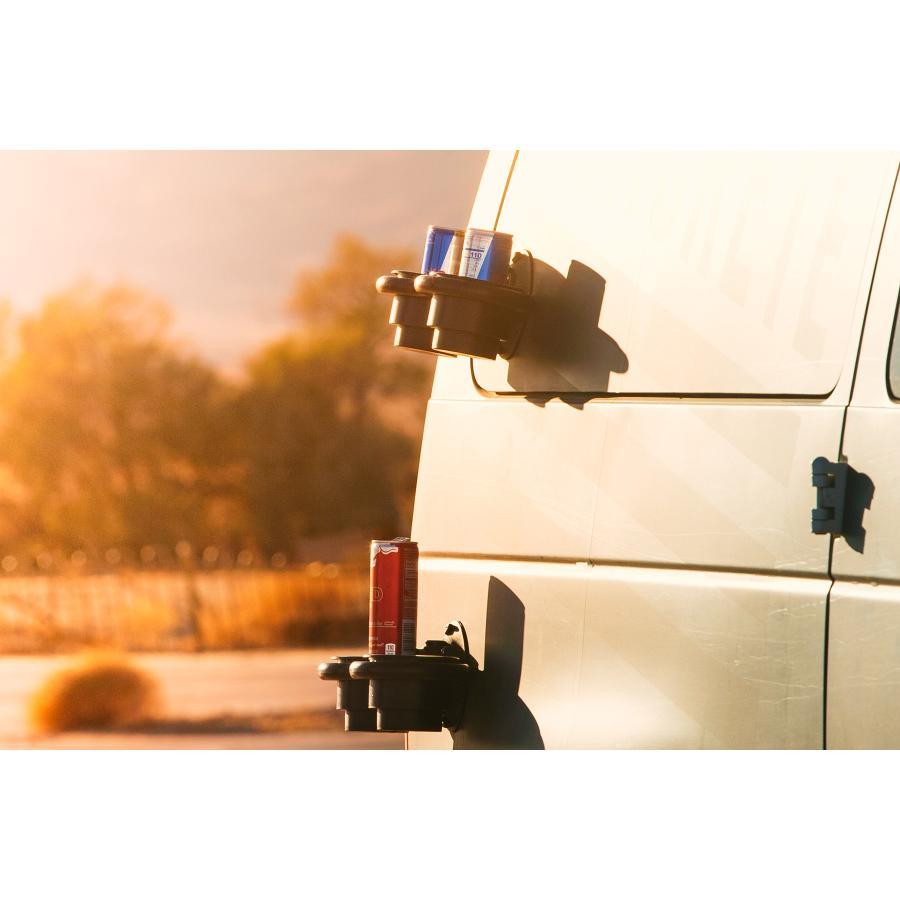 2カップホルダー 垂直面 真空マウント ブラック 17080 |  | 02