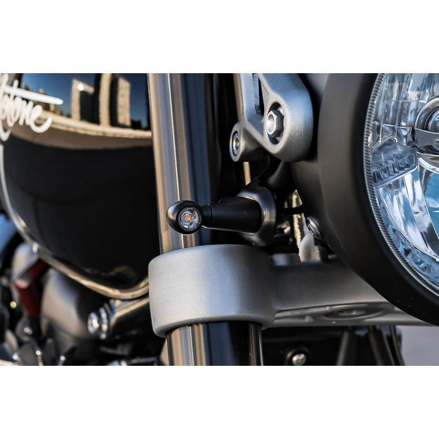 Motone(モートーン) ウインカーステー 8mm穴 フロント/リア用 T100/T120 (16-25) SpeedTwin900 (16-24) スクランブラー Scrambler900 (17-25) ADT002 |  | 03