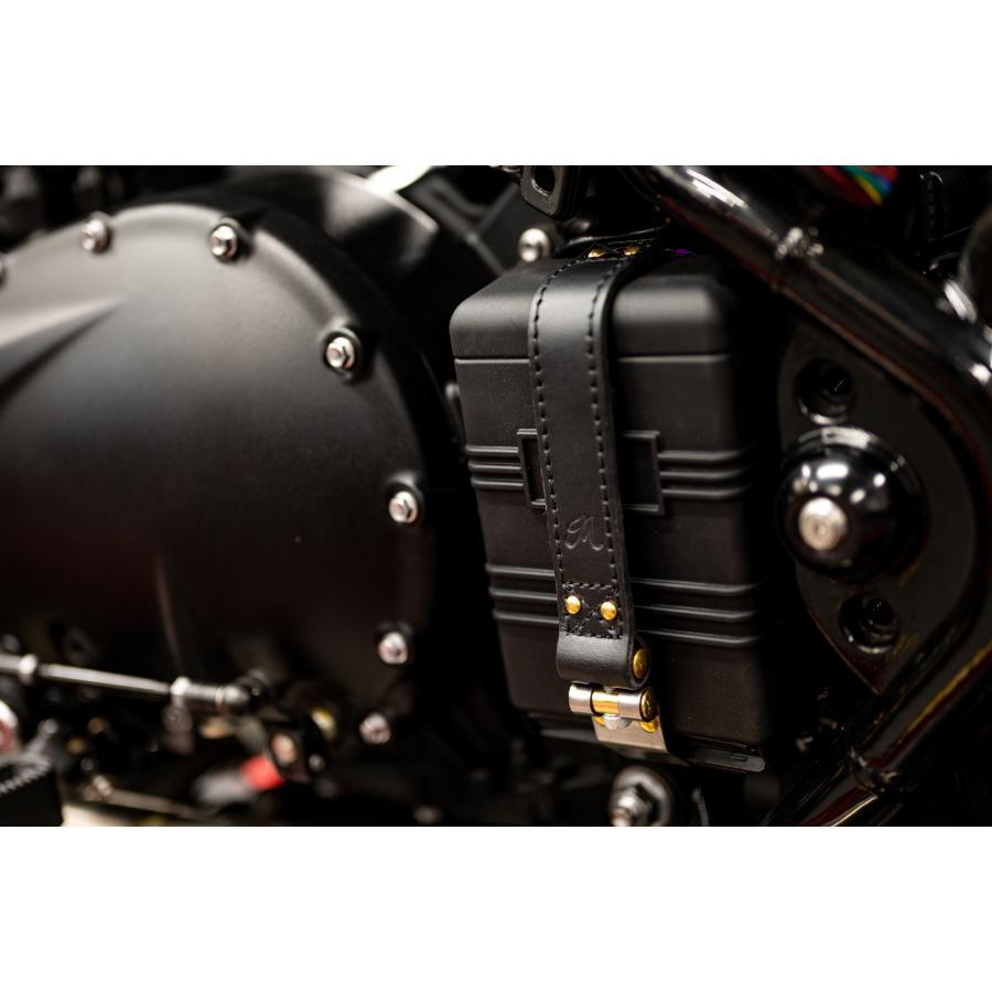 Motone(モートーン) バッテリーベルト BELTANE レザー ブラック ボンネビル Bobber (17-25) Speedmaster (18-25) BBB001 |  | 01
