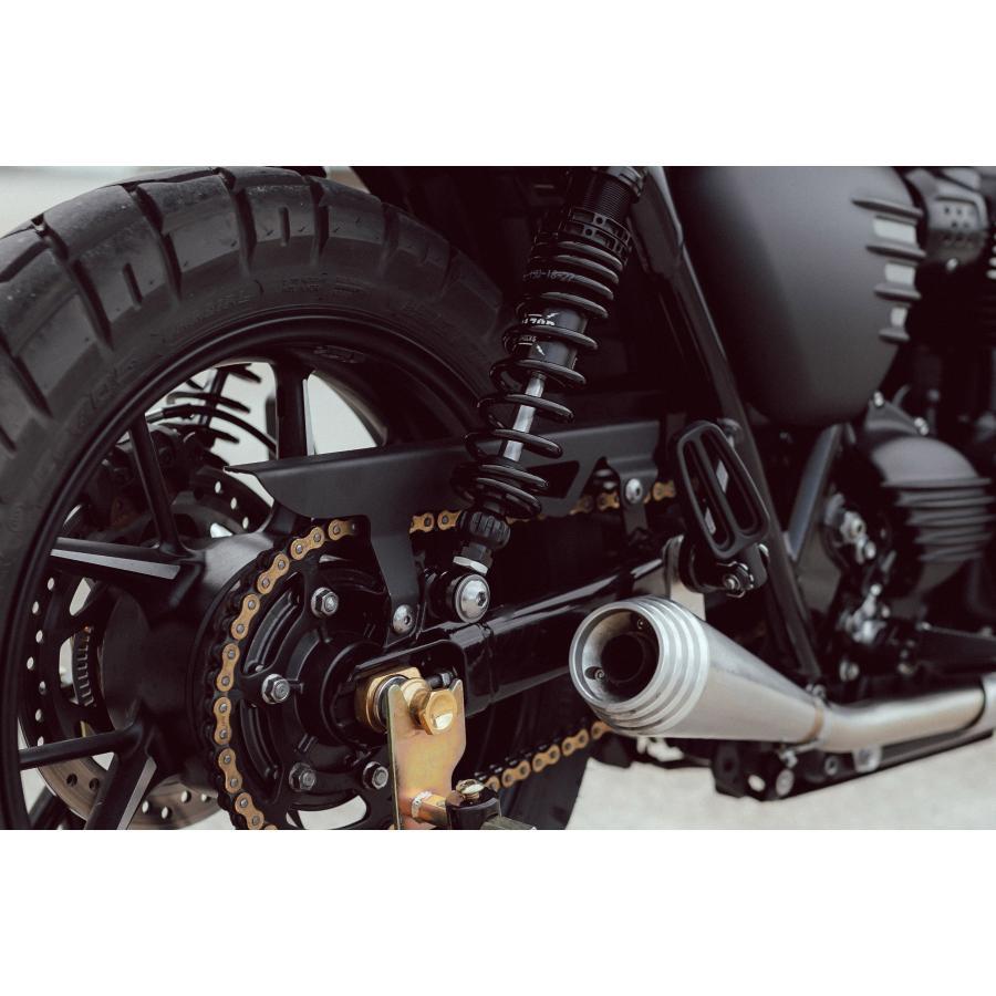 Motone(モートーン) チェーンガード TANTO ブラック T100/T120 (16-25) SpeedTwin900 (16-24) スクランブラー Scrambler900 (17-25) CSS006 |  | 03