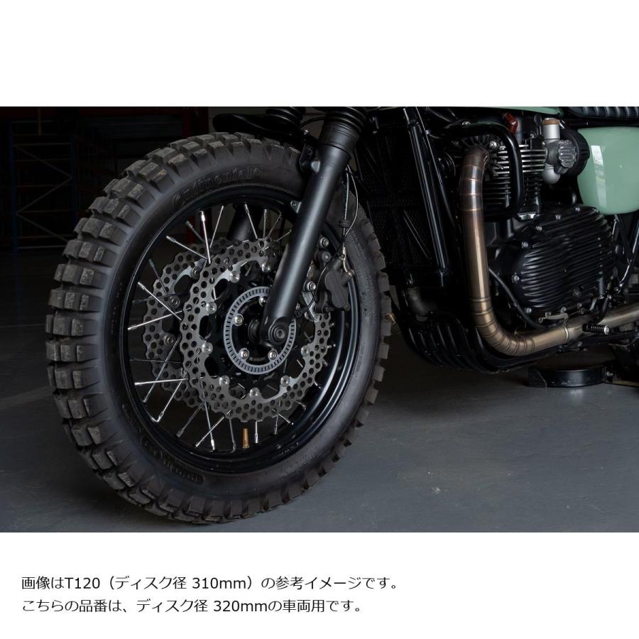 MOTONE CUSTOMS(モートーンカスタムズ) フロントブレーキディスク BUZZSAW 320mm 2枚 SPEED TWIN 1200 DBR008+DBR008 |  | 02