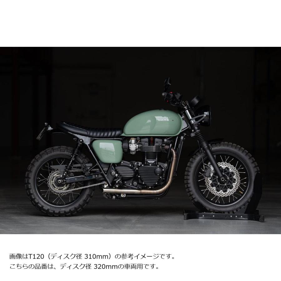 MOTONE CUSTOMS(モートーンカスタムズ) フロントブレーキディスク BUZZSAW 320mm 2枚 SPEED TWIN 1200 DBR008+DBR008 |  | 03