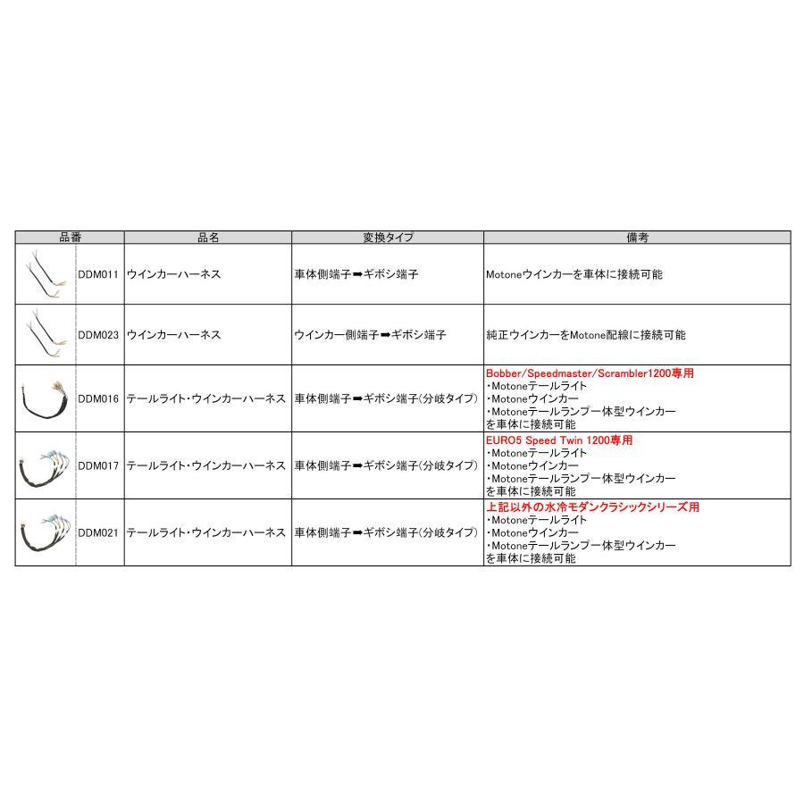 Motone(モートーン) ウインカーハーネス ウインカー側 T100/T120 (16-25) SpeedTwin900 (16-24) スクランブラー Scrambler900 (17-25) DDM023 |  | 01