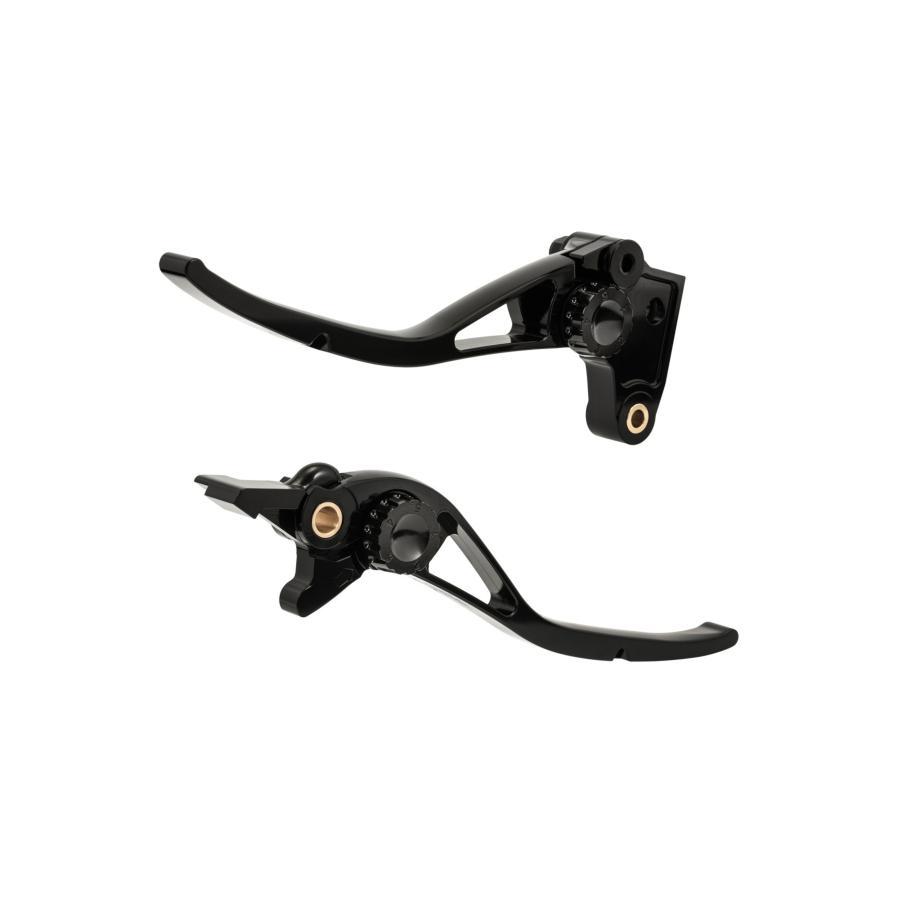 Motone(モートーン) レバーセット PIKE アルミ ブラック T100/T120 (05-25) SpeedTwin900 (16-24) スクランブラー Scrambler900 (06-25) LVR001 |  | 06